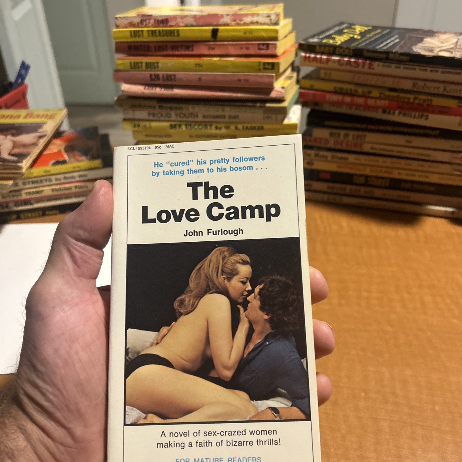 The Love Camp John Furlough S95194 Faith Healer Sleaze Paperback NOS