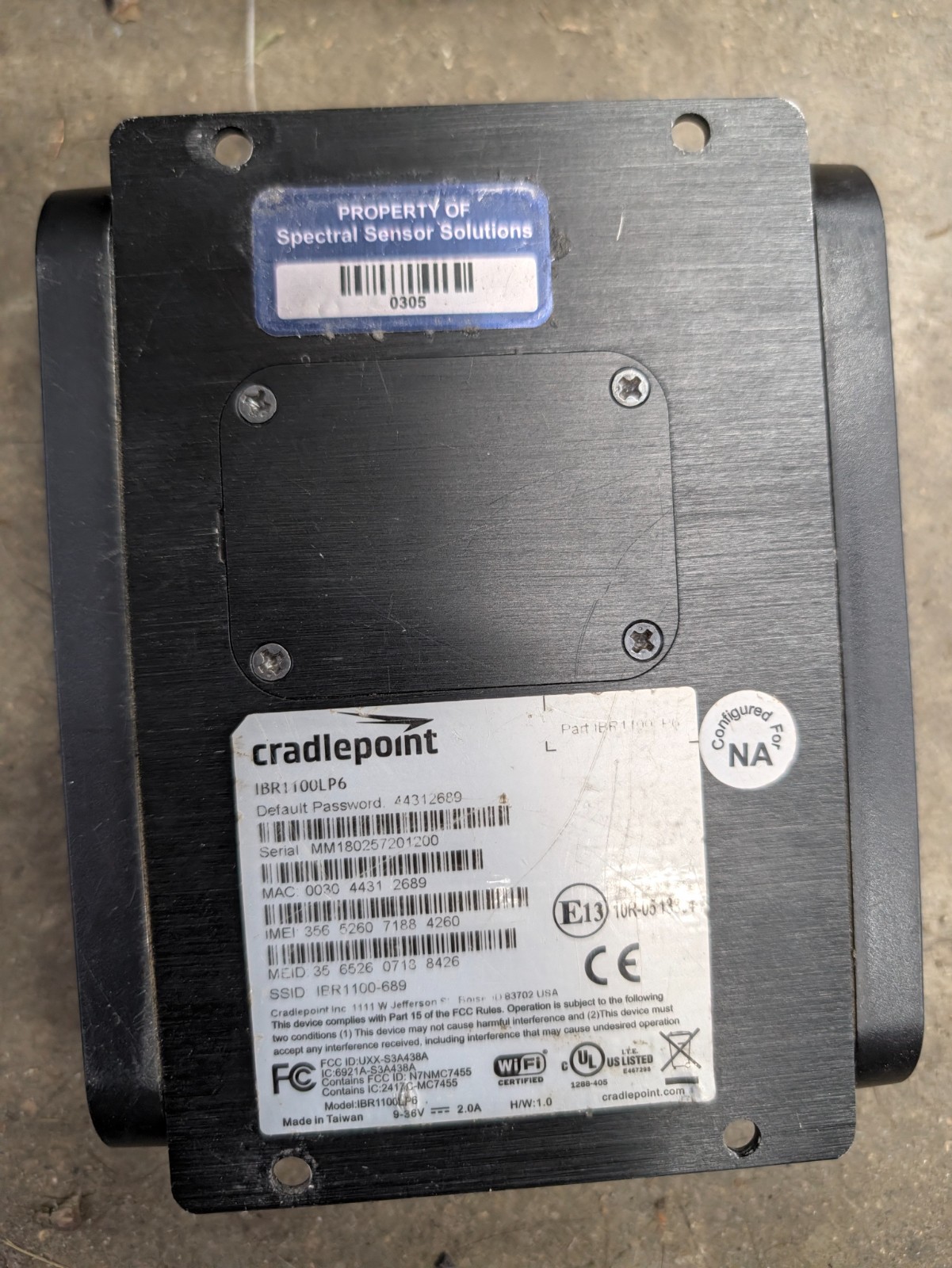 cradlepoint IBR1100LP6 cradlepoint IBR1100LP6