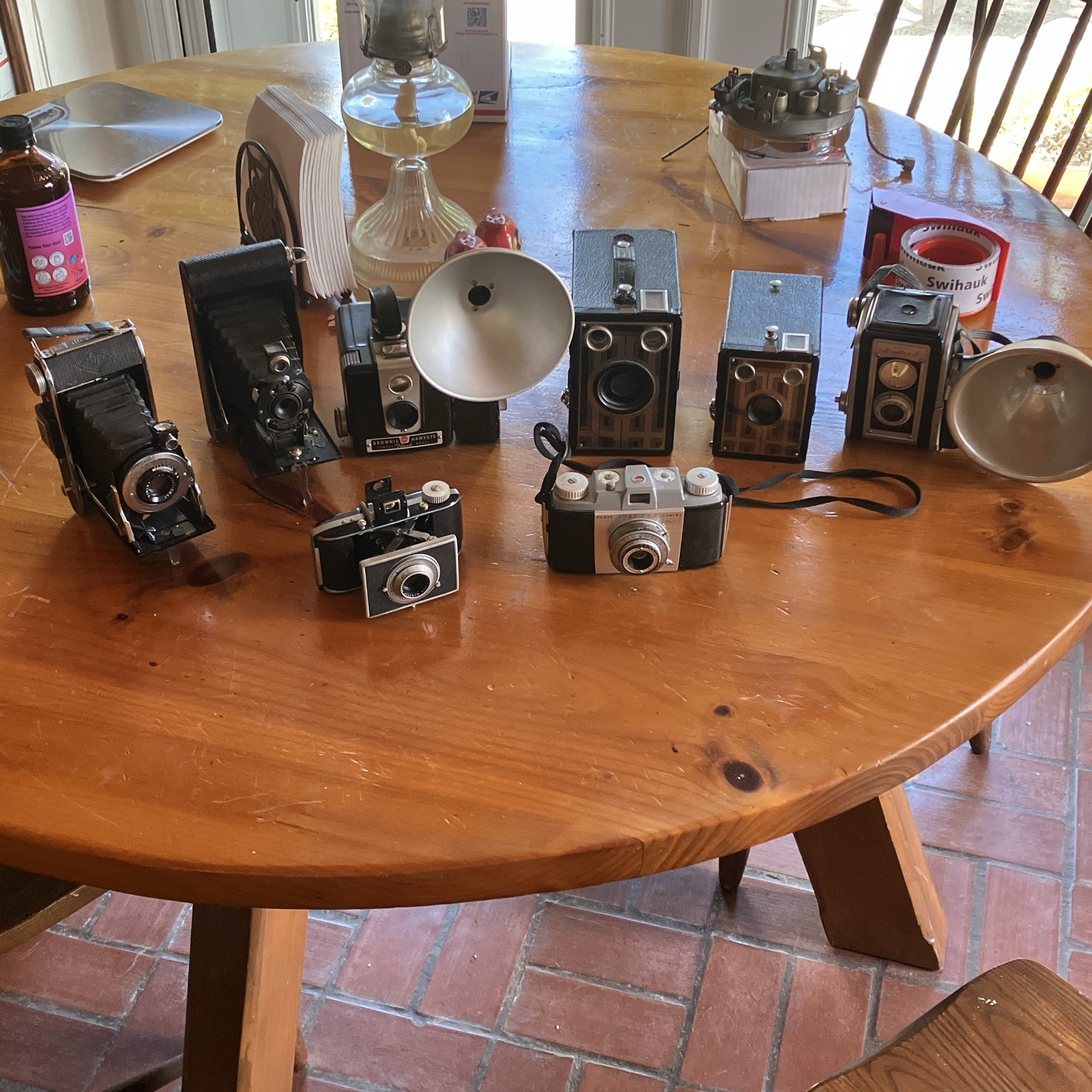 Kodak/Agfa Vintage Cameras Pony 135, Brownie Hawkeye, Duaflex II. U Pick 1