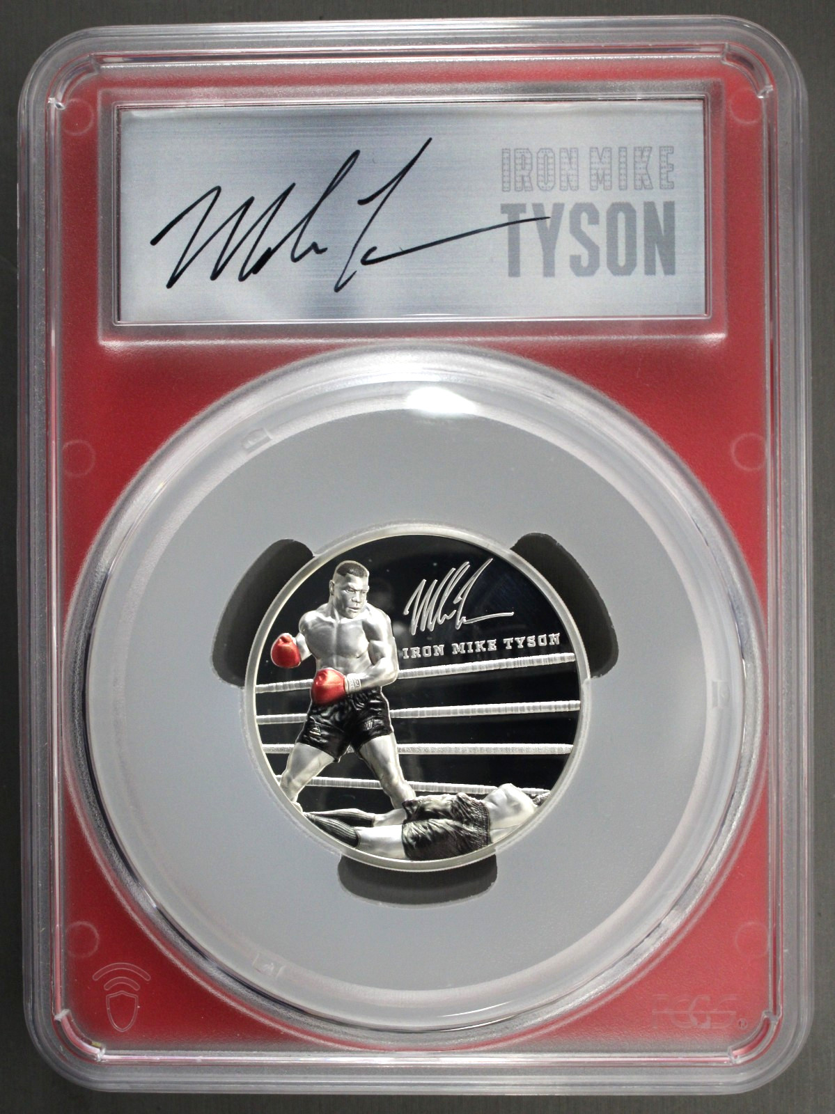 2023 $10 Cook Islands Mike Tyson 2 oz .999 Silver First Strike PCGS PR70DCAM
