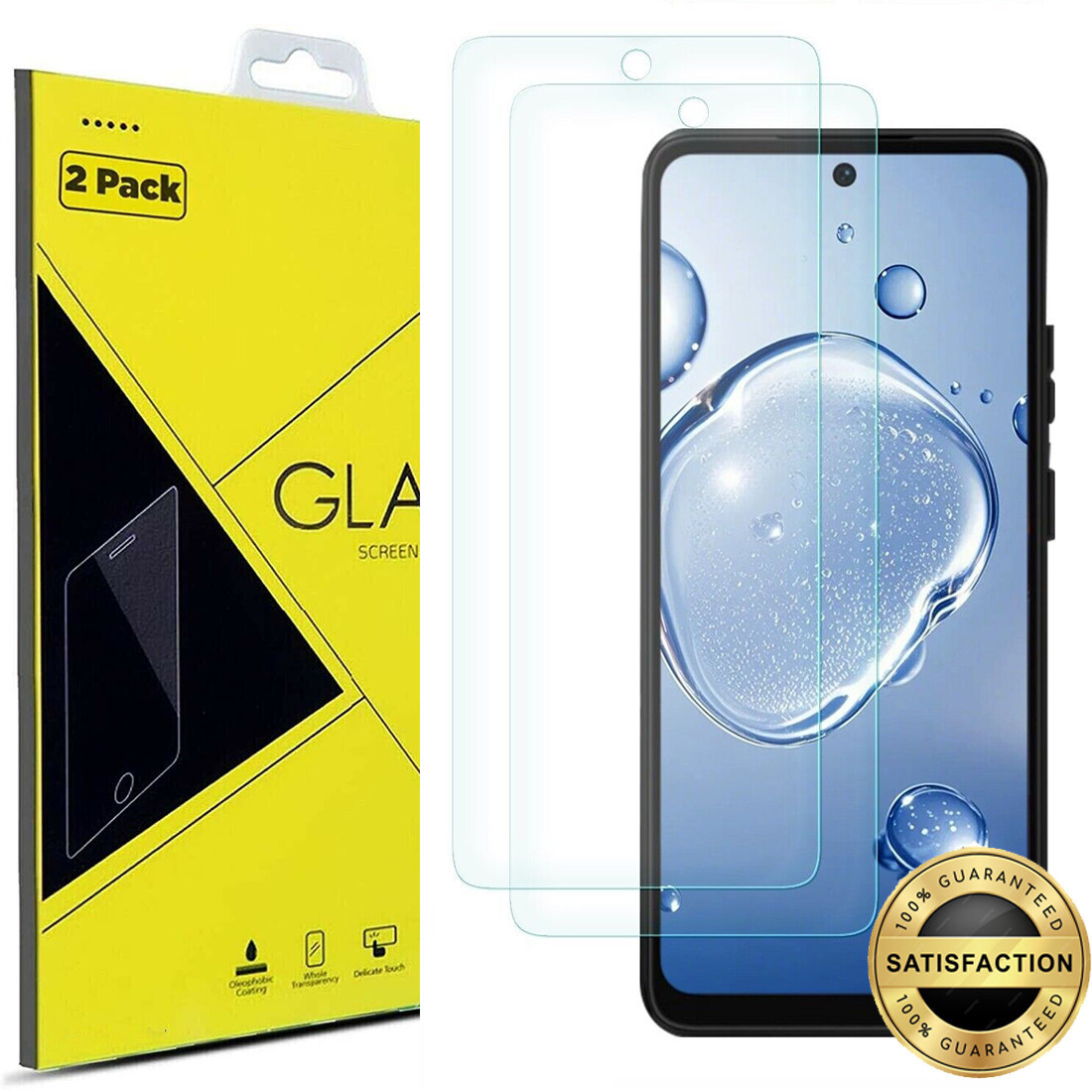 2x  Premium Tempered Glass Screen Protector For MOTOROLA Moto G 5G 2025/2026