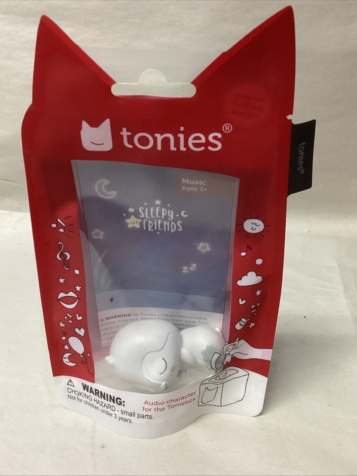 Tonies Sleepy Friends Penguin, White Noise from The Ocean, 120 Minutes