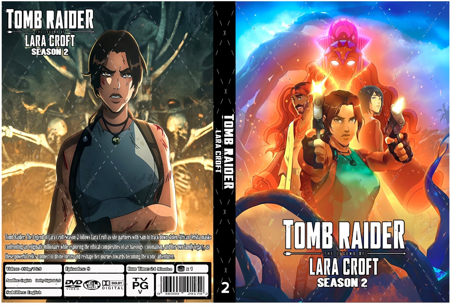 Tomb Raider The Legend of Lara Croft Animated Series Season 2 Episodes 1-8