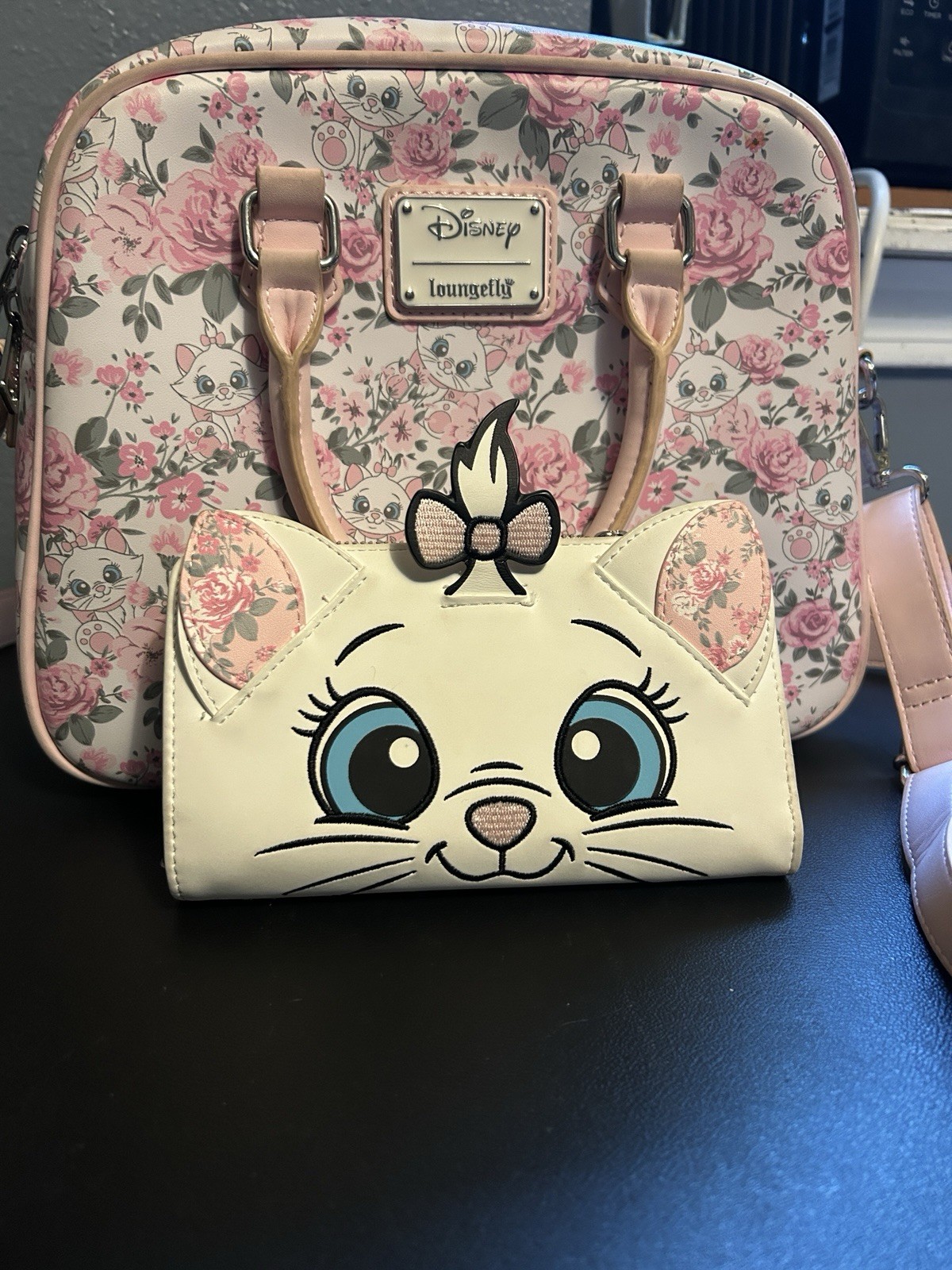 loungefly aristocats mini backpack And Wallet