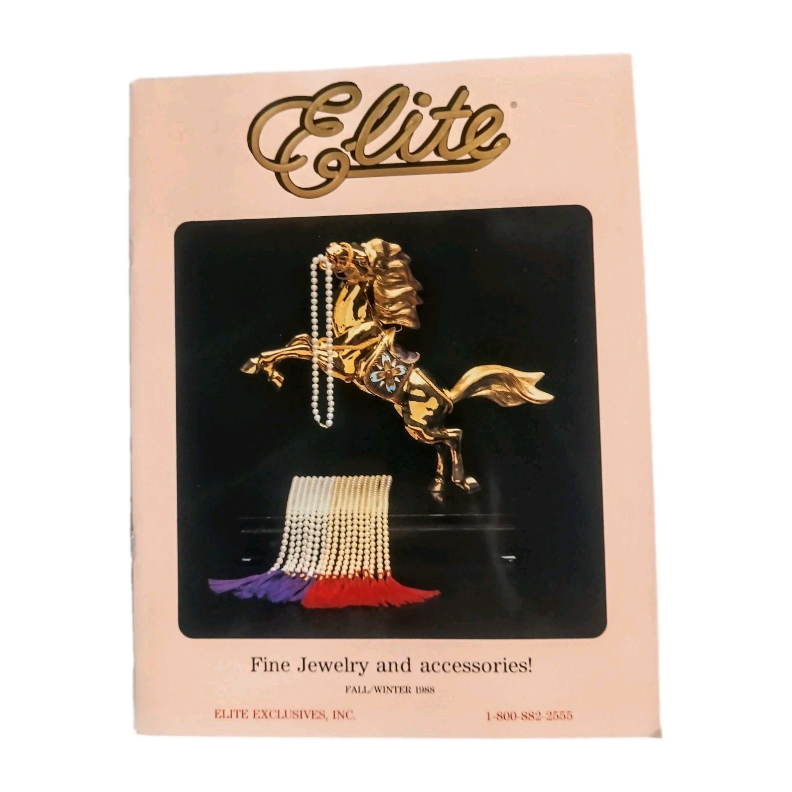 Rare Vintage 1988 Elite Exclusives Fine Jewelry Accessories Catalog Fall Winter