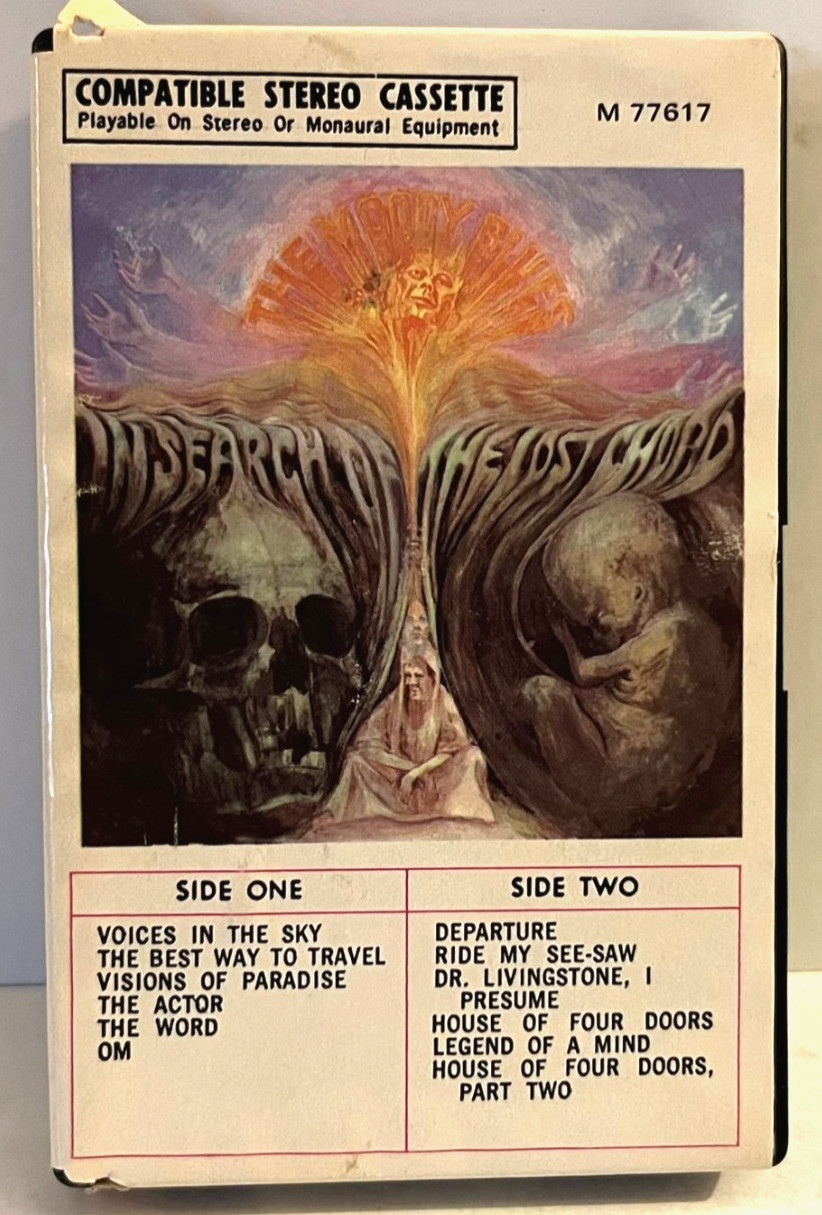 MOODY BLUES - In Search Of The Lost Chord (Ampex) (1968) - Cassette Tape - EX