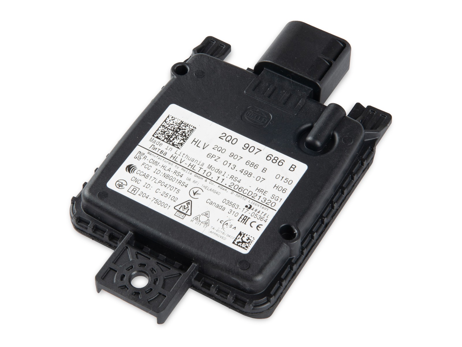 Hella Lane Change Warning Sensor Rear Right fits VW 2Q0907686B Hella Lane Change Warning Sensor Rear Right fits VW 2Q0907686B