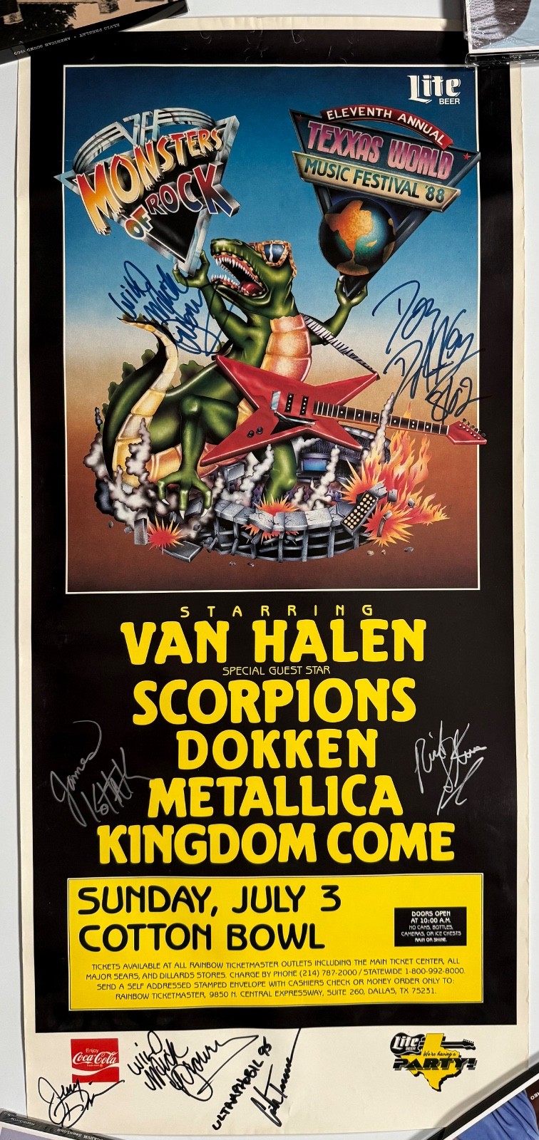 Dokken Signed JSA Autograph 24\