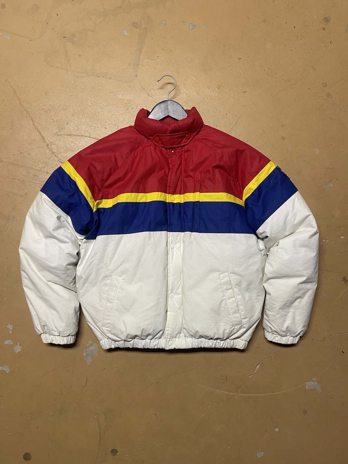 1980’s Vintage OG Polo Ralph Lauren Uni Crest Down Puffer Jacket YOUTH XL