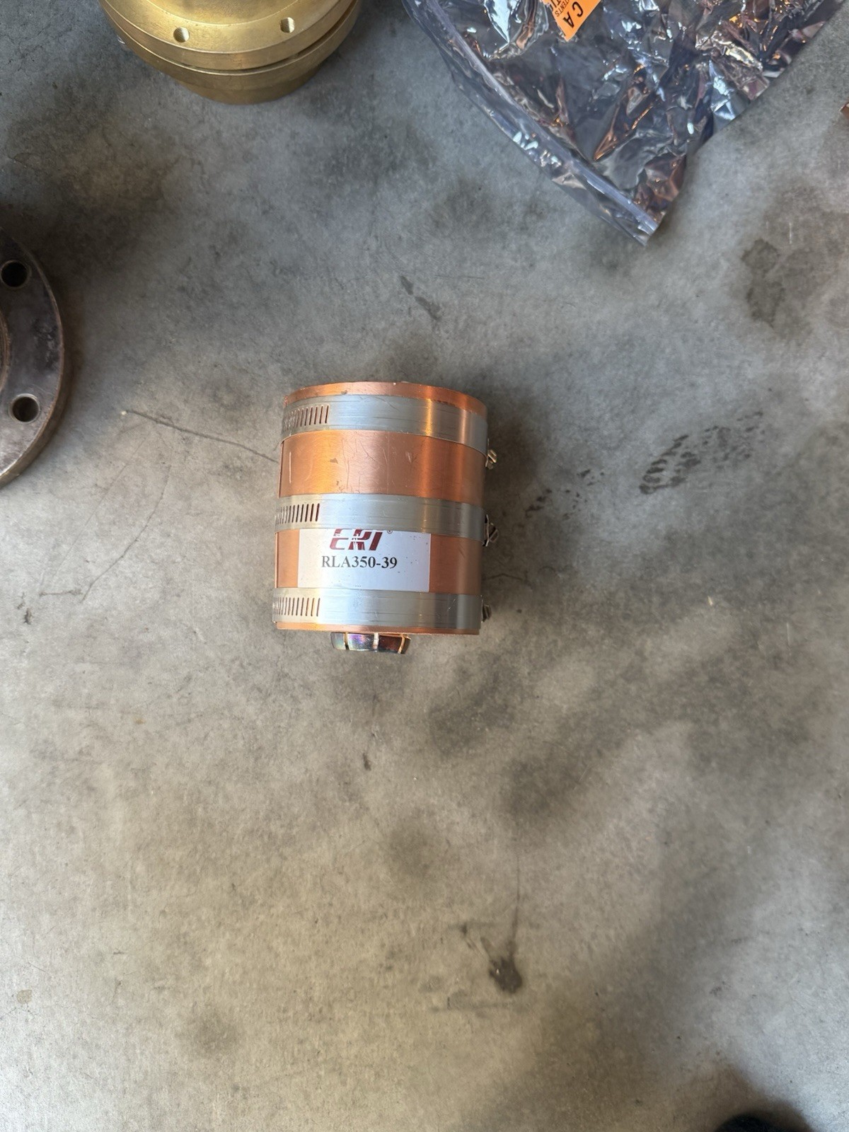 ERI RLA350-39 50 ohm rigid coax ref transmission line coupling ERI RLA350-39 50 ohm rigid coax ref transmission line coupling