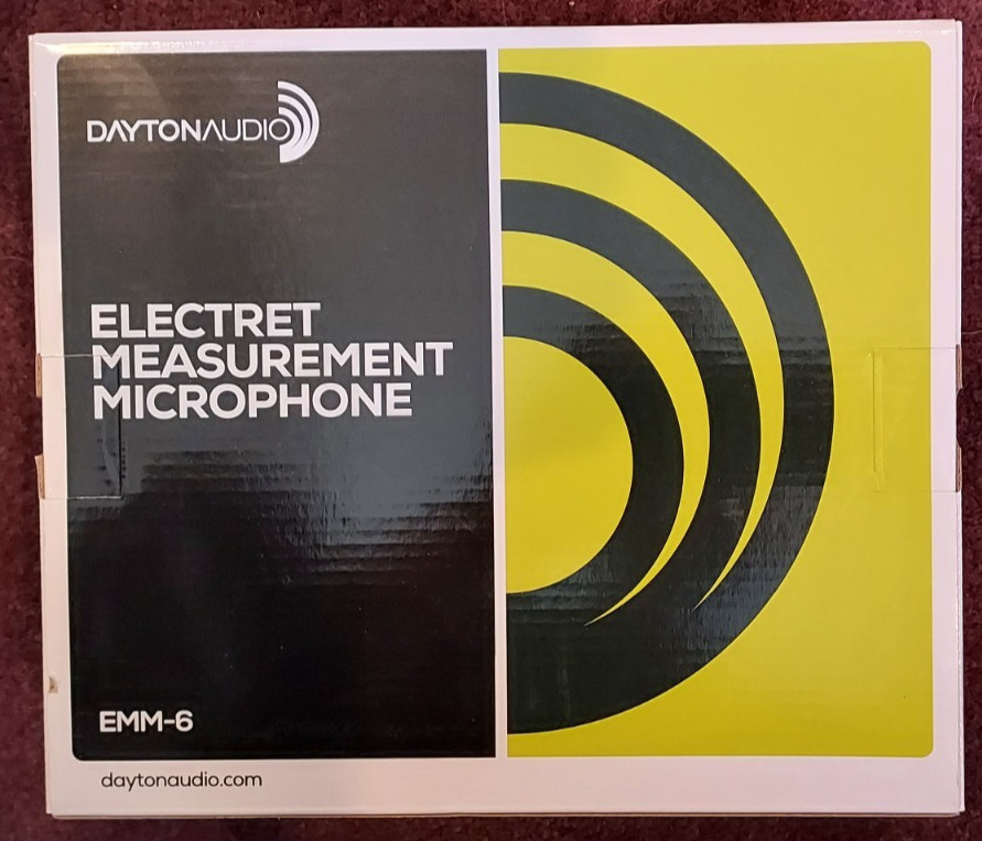 New Dayton Audio EMM-6 Electret Measurement Microphone w/ Data, Hard Case New Dayton Audio EMM-6 Electret Measurement Microphone w/ Data, Hard Case