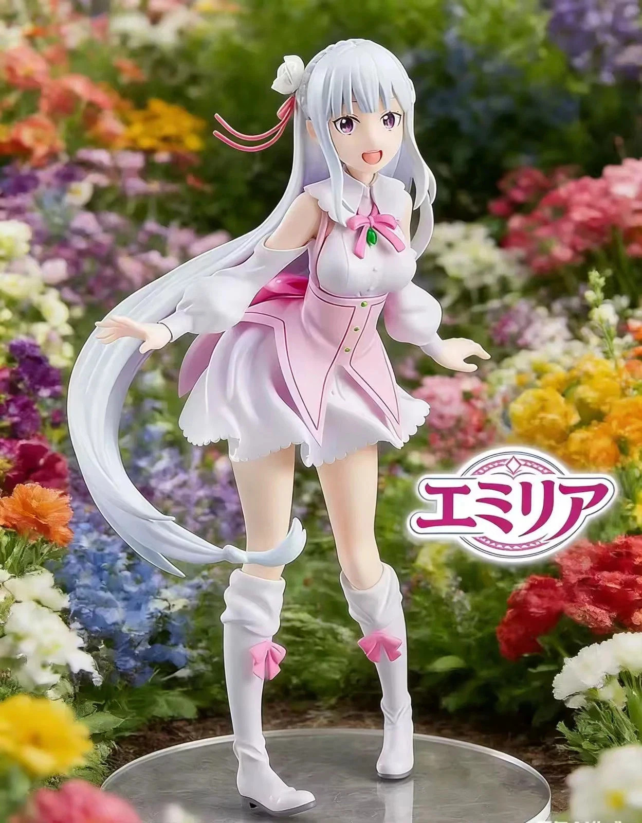 Emilia Figure Re:Zero Starting Life in Another World Anime PVC 17CM Collectible Emilia Figure Re:Zero Starting Life in Another World Anime PVC 17CM Collectible