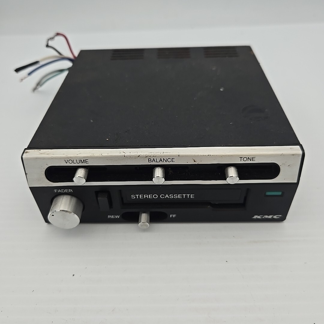 Vintage KMC Kmart Compact / Cassette Under Dash Radio #82-3028