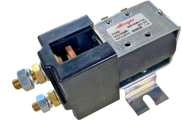 Curtis SW180 48 Volt High 400 Amp Solenoid for Golf Carts with Mounting Bracket