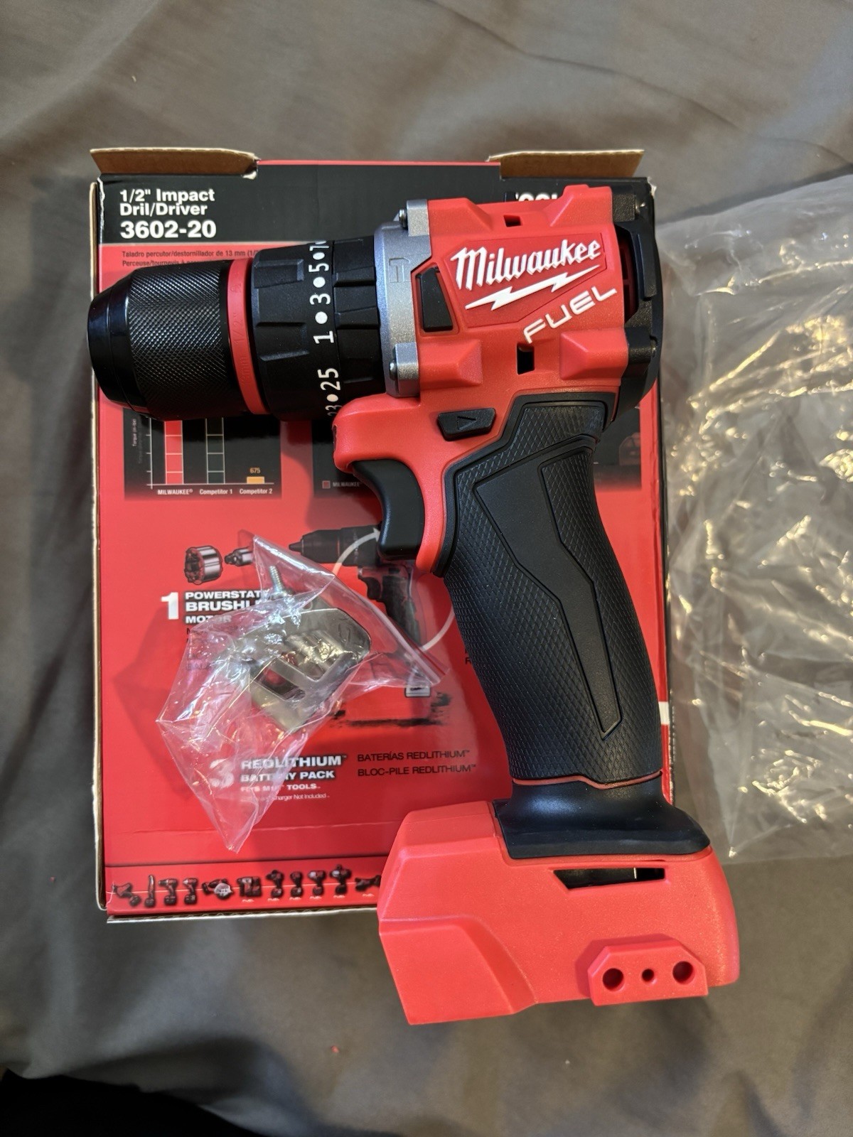 Milwaukee M18 18V Lithium-Ion Cordless 1/2 in. Hammer Drill/Driver (Tool-Only)