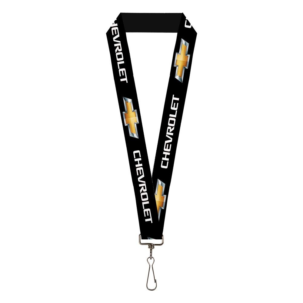 Chevy Multicolor Nylon Lanyard With Stainless Steel Clip 1 Inch Wide