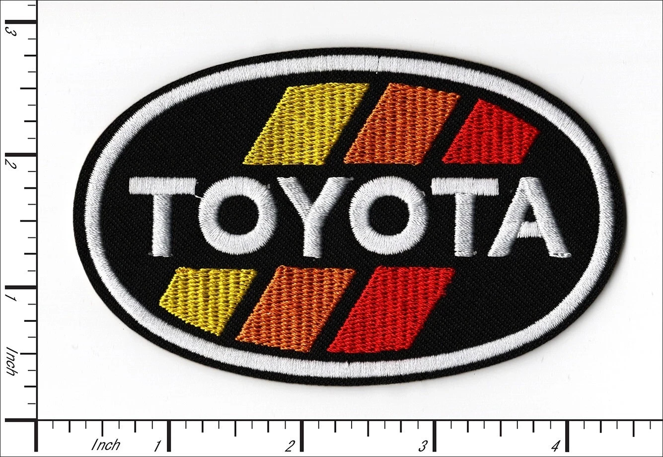 TOYOTA Embroidered Iron-on PATCH Retro Logo Supra Celica 4Runner Wholesale New TOYOTA Embroidered Iron-on PATCH Retro Logo Supra Celica 4Runner Wholesale New