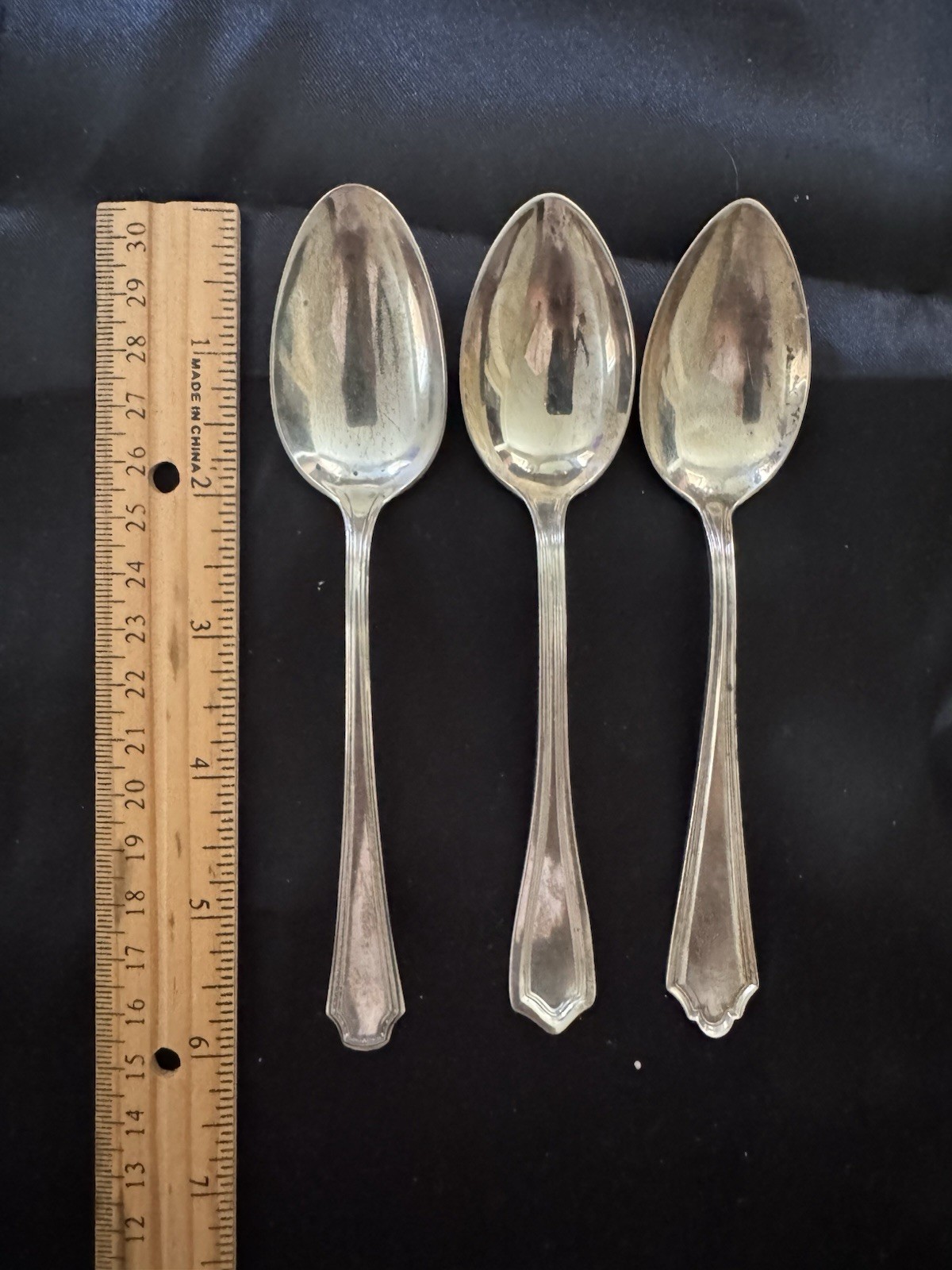 Lot of 3 Vintage Mixed Pattern Sterling Silver 6\