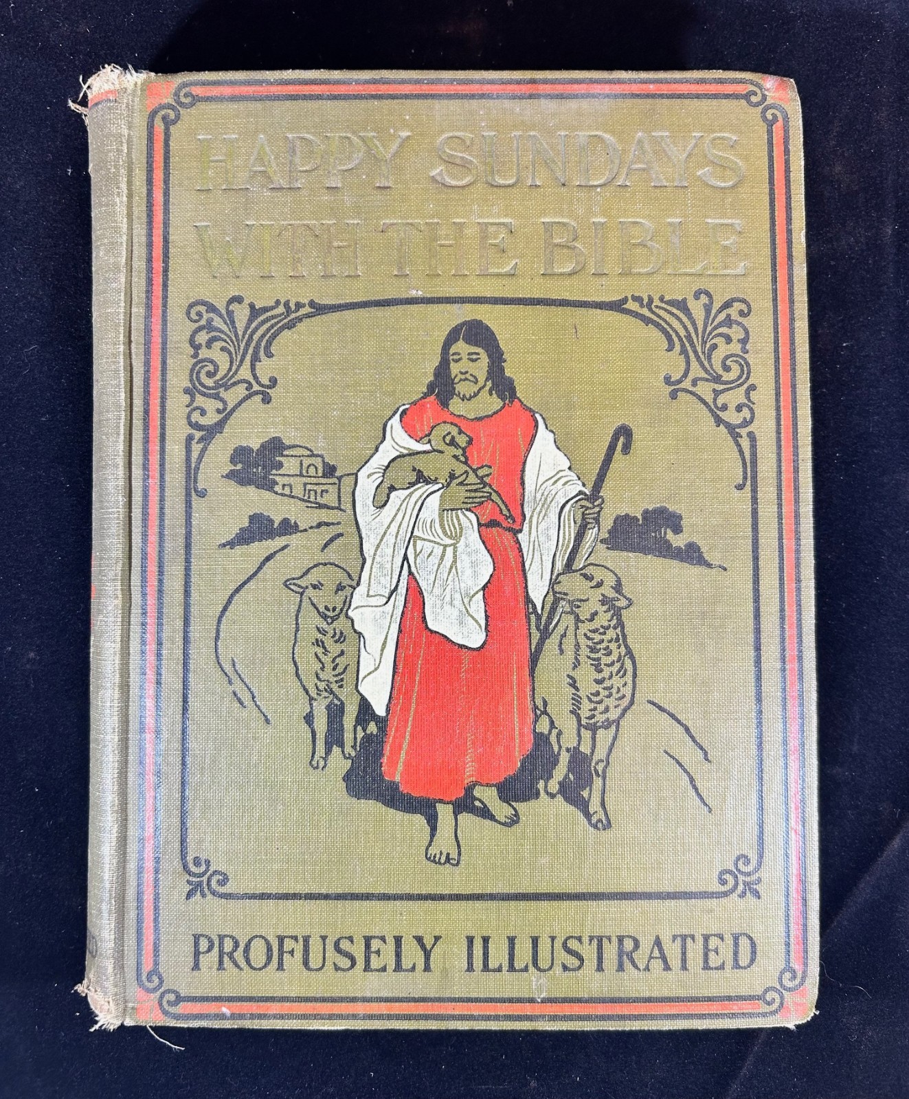Happy Sundays With The Bible by Lindley Smyth 1908 Edition HC Book Happy Sundays With The Bible by Lindley Smyth 1908 Edition HC Book
