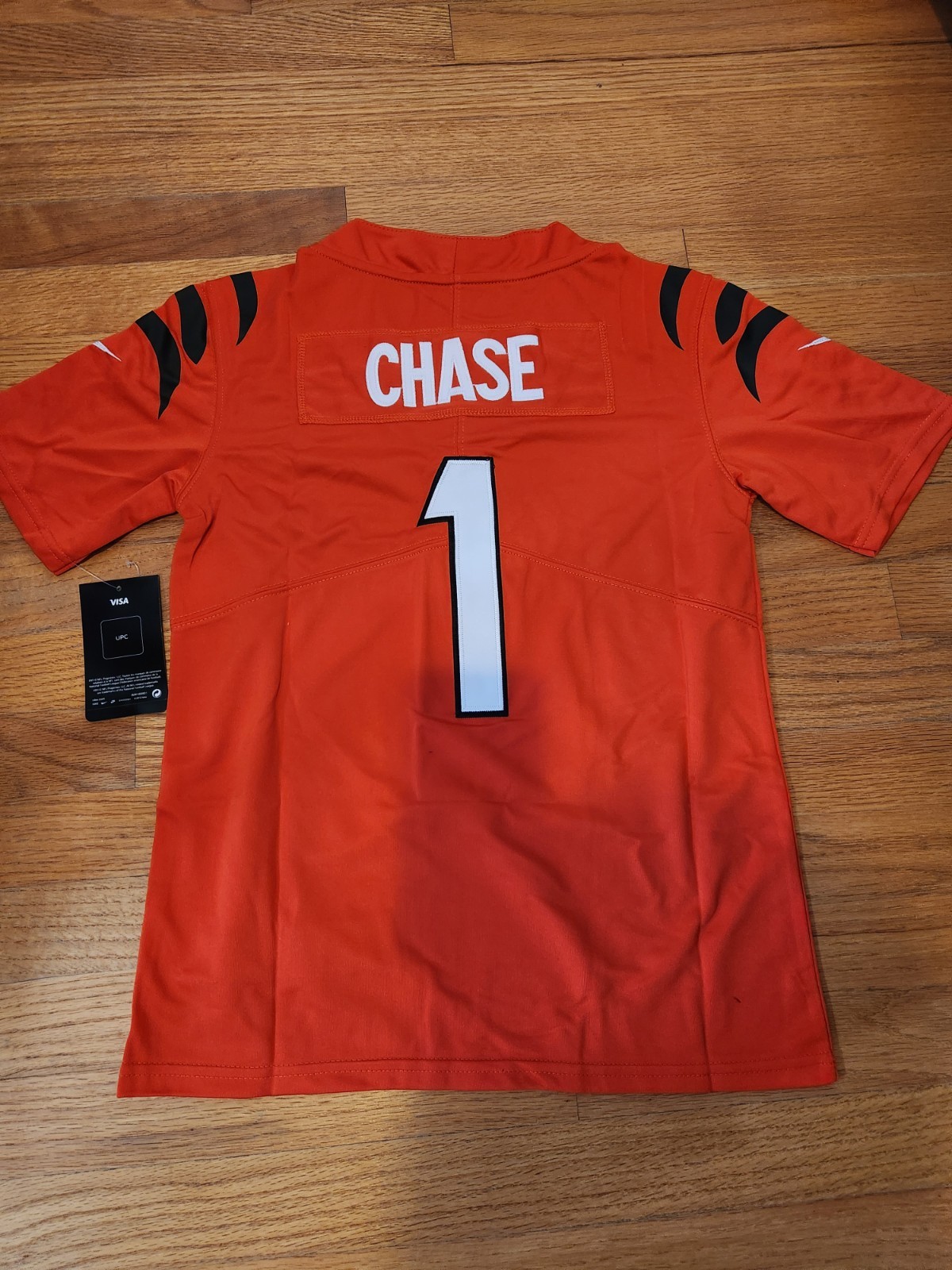 NWT adult customized bengals #1 ja'marr chase S-3xL stitched orange old season