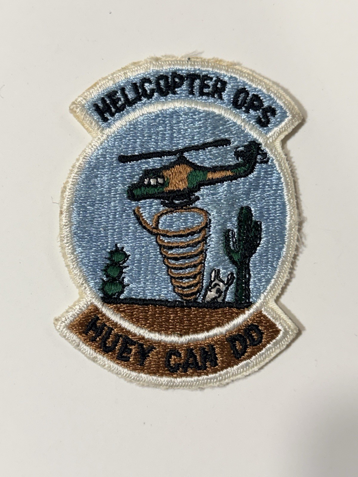 Vintage USAF 405th Tactical Training Wing TTW Helicopter Ops “Huey Can Do” Patch