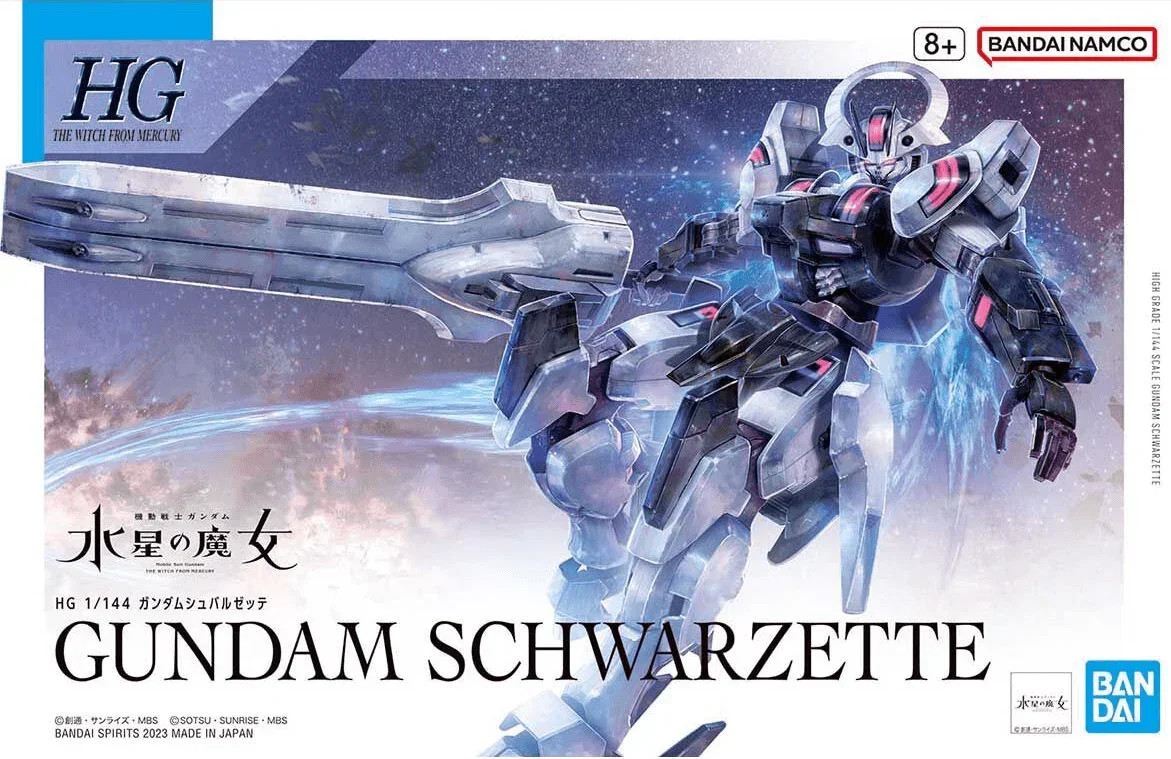 HG TWFM 25 Gundam Schwarzette 1/144 Model Kit - Bandai - US