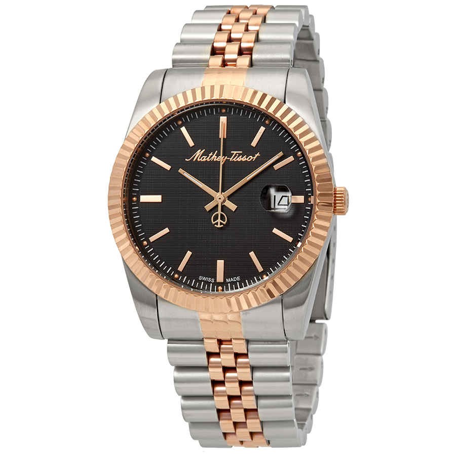 Mathey-Tissot Mathey III Quartz Black Dial Men\'s Watch H810RN