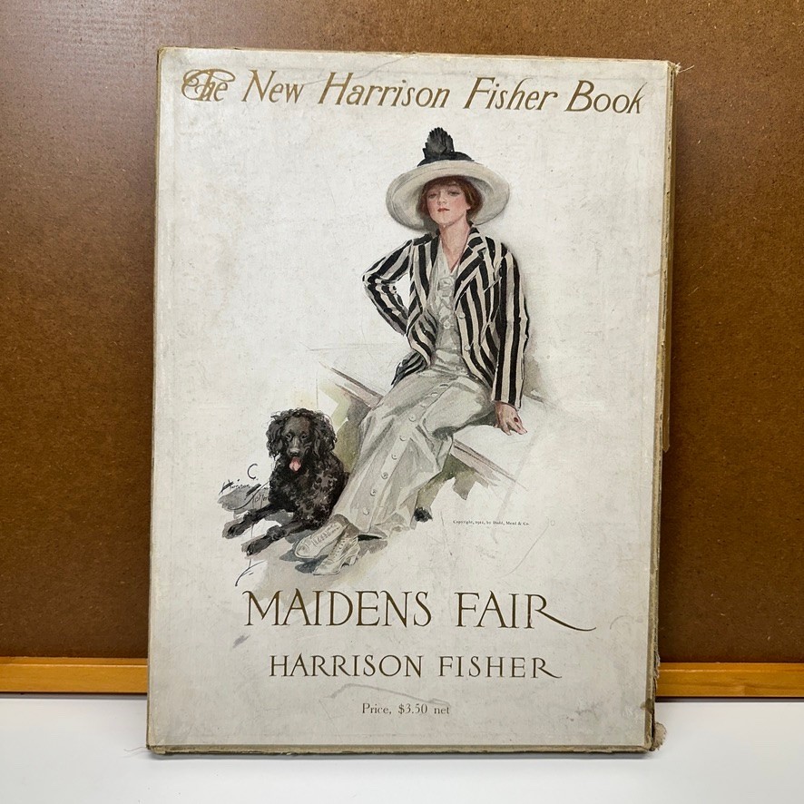 1912 Maidens Fair Harrison Fisher 1st Ed 16 Color Plates Original Box Glassine
