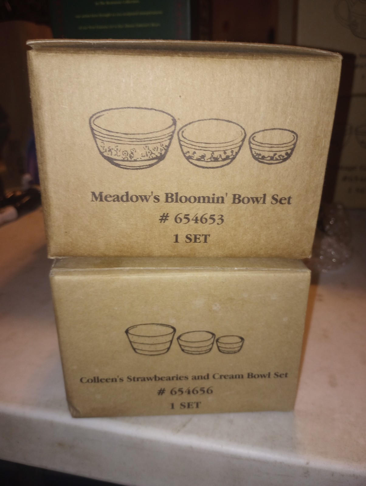 2005 Boyd’s Bear 3 Piece Nesting Bowl Lot Of 2 Sets Colleen's & Meadow's Rare 2005 Boyd’s Bear 3 Piece Nesting Bowl Lot Of 2 Sets Colleen's & Meadow's Rare