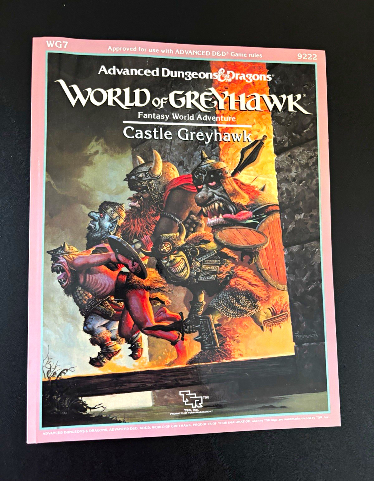TSR Advanced Dungeons & Dragons World of Greyhawk Castle Greyhawk WG7 1988 TSR Advanced Dungeons & Dragons World of Greyhawk Castle Greyhawk WG7 1988