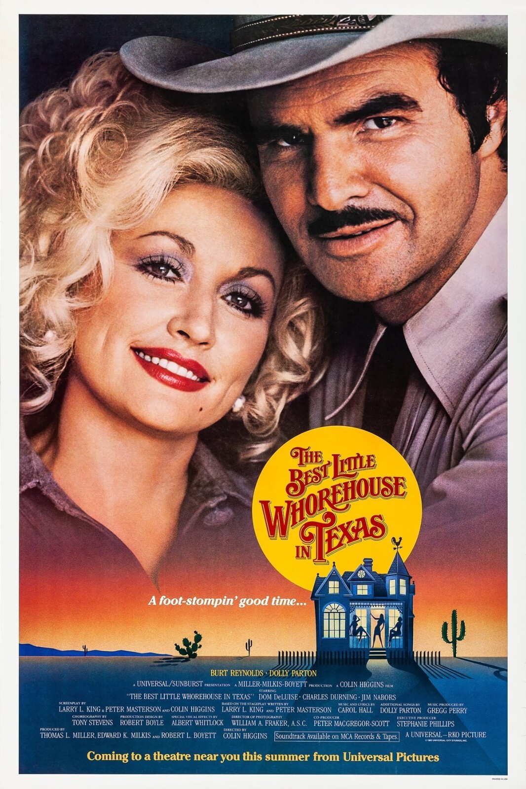 1982 The Best Little Whorehouse In Texas Movie Poster 11X17 Dolly Parton 🍿 1982 The Best Little Whorehouse In Texas Movie Poster 11X17 Dolly Parton 🍿