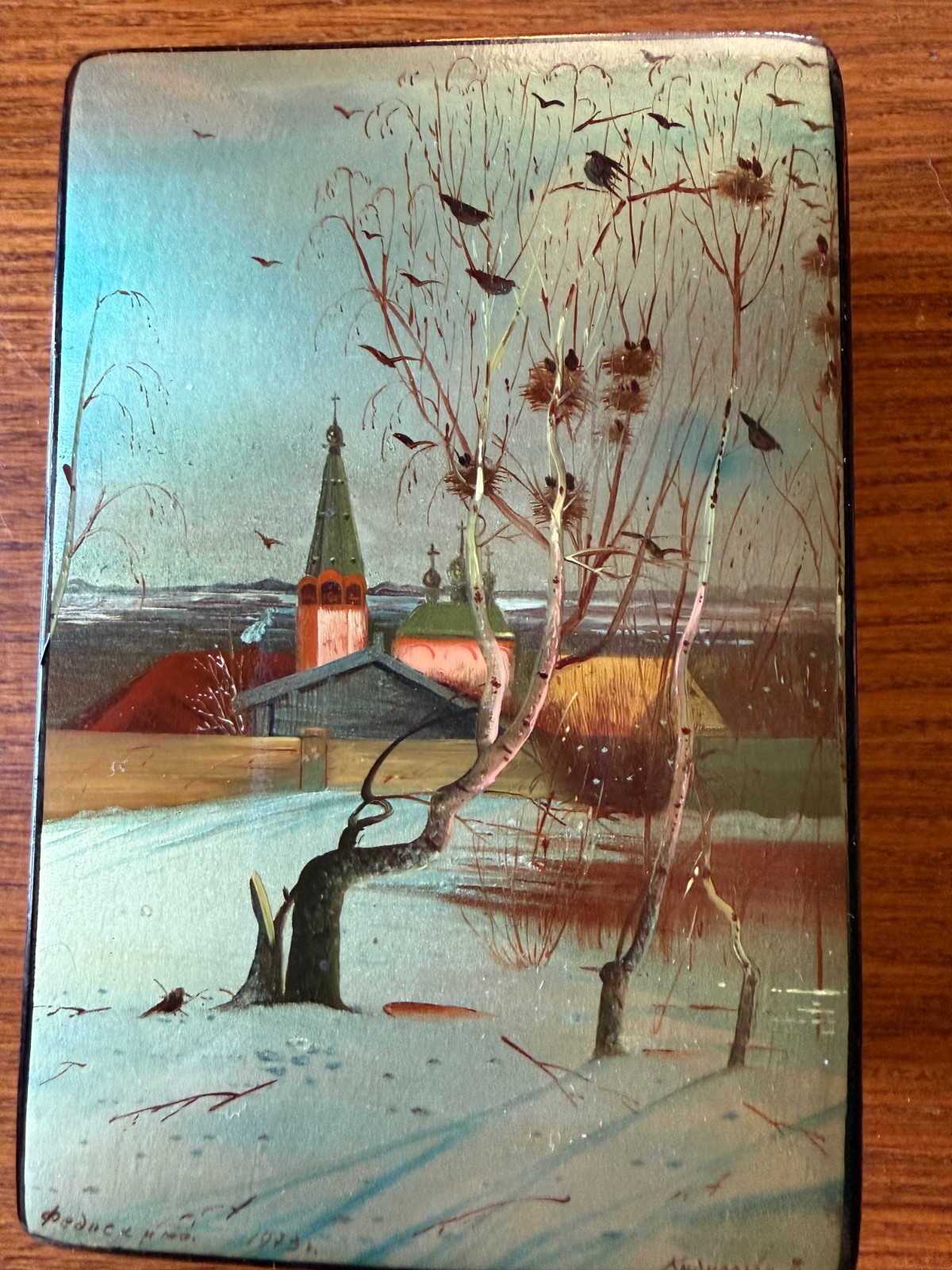 VTG Russian Lacquer Box \