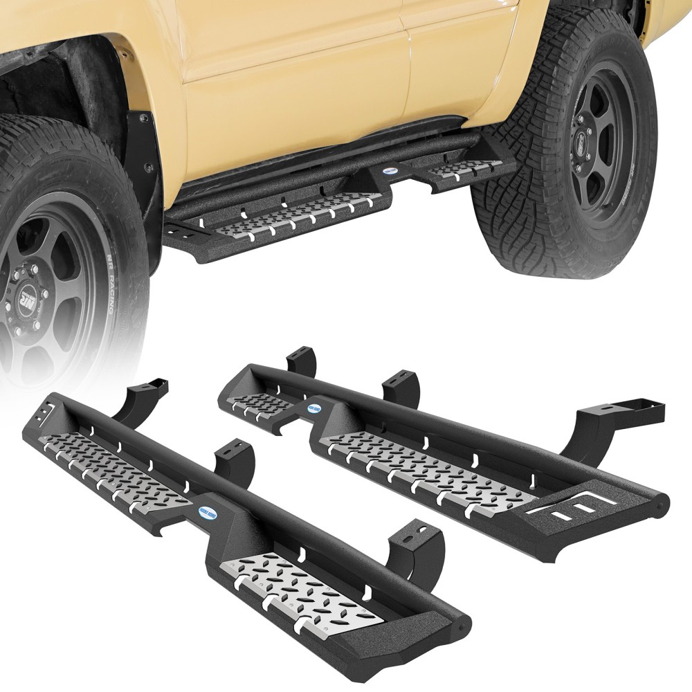 Fit 2003-2009 Toyota 4Runner Pair Steel Running Board Side Steps w/Anti-slip Pad