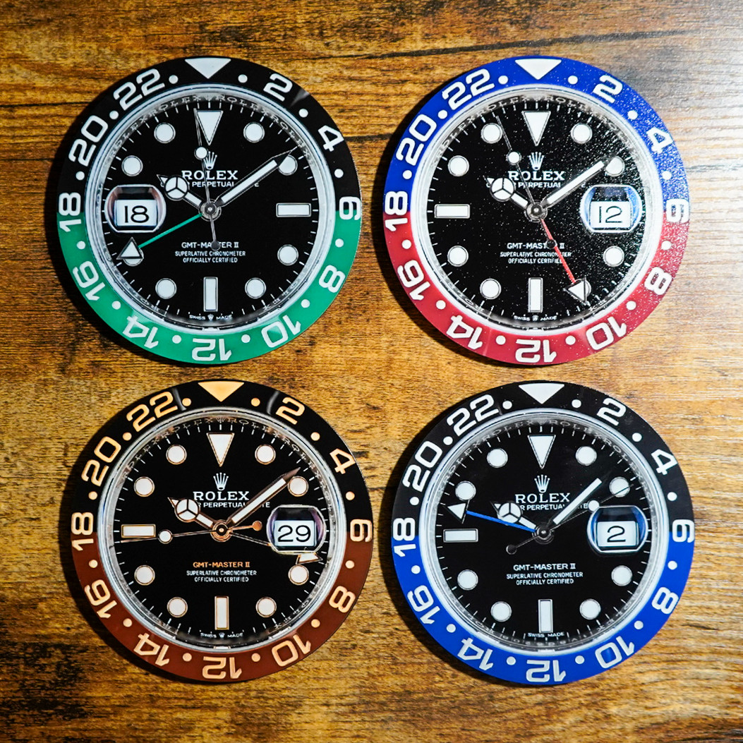 Rolex GMT-Master II SPRITE PEPSI ROOTBEER BATMAN Coaster Set Bar Mancave Gift