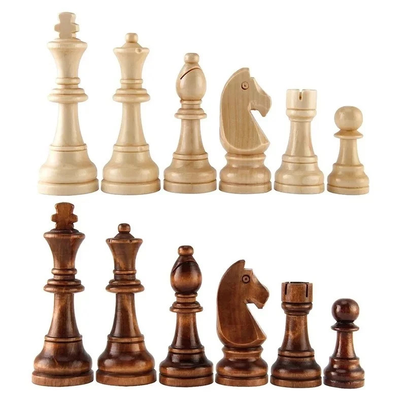 32pcs Only  Chess Pieces Complete Chessmen International Word Chess Set Chess