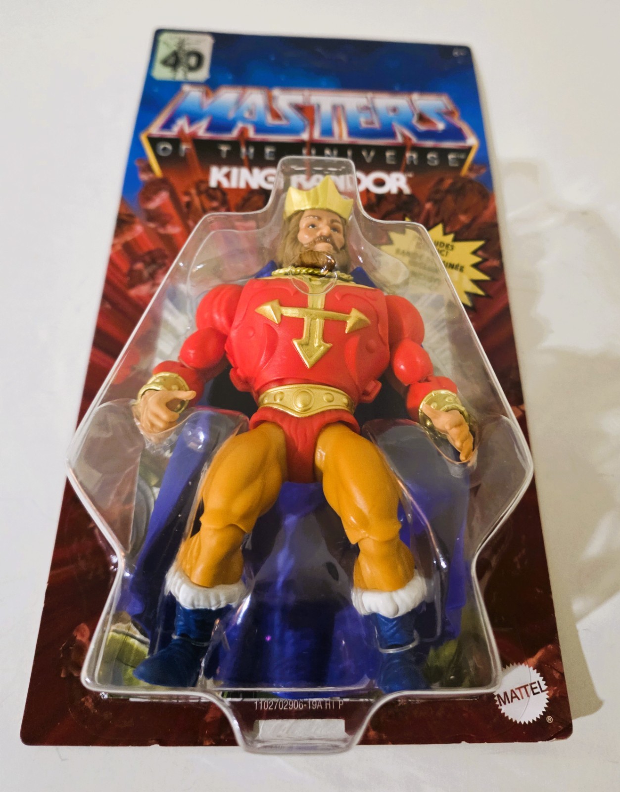 Mattel Masters of the Universe Origins KING RANDOR Sealed NEW Unpunched Mattel Masters of the Universe Origins KING RANDOR Sealed NEW Unpunched