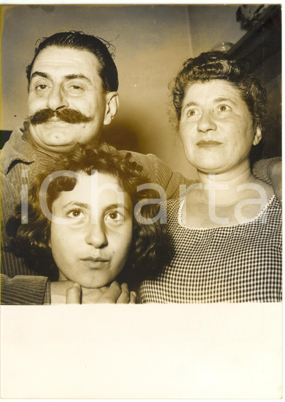 1955 RONCOLE DI BUSTETO Carlotta and Giovannino GUARESCHI Ennia PALLINI Portrait 1955 RONCOLE DI BUSTETO Carlotta and Giovannino GUARESCHI Ennia PALLINI Portrait