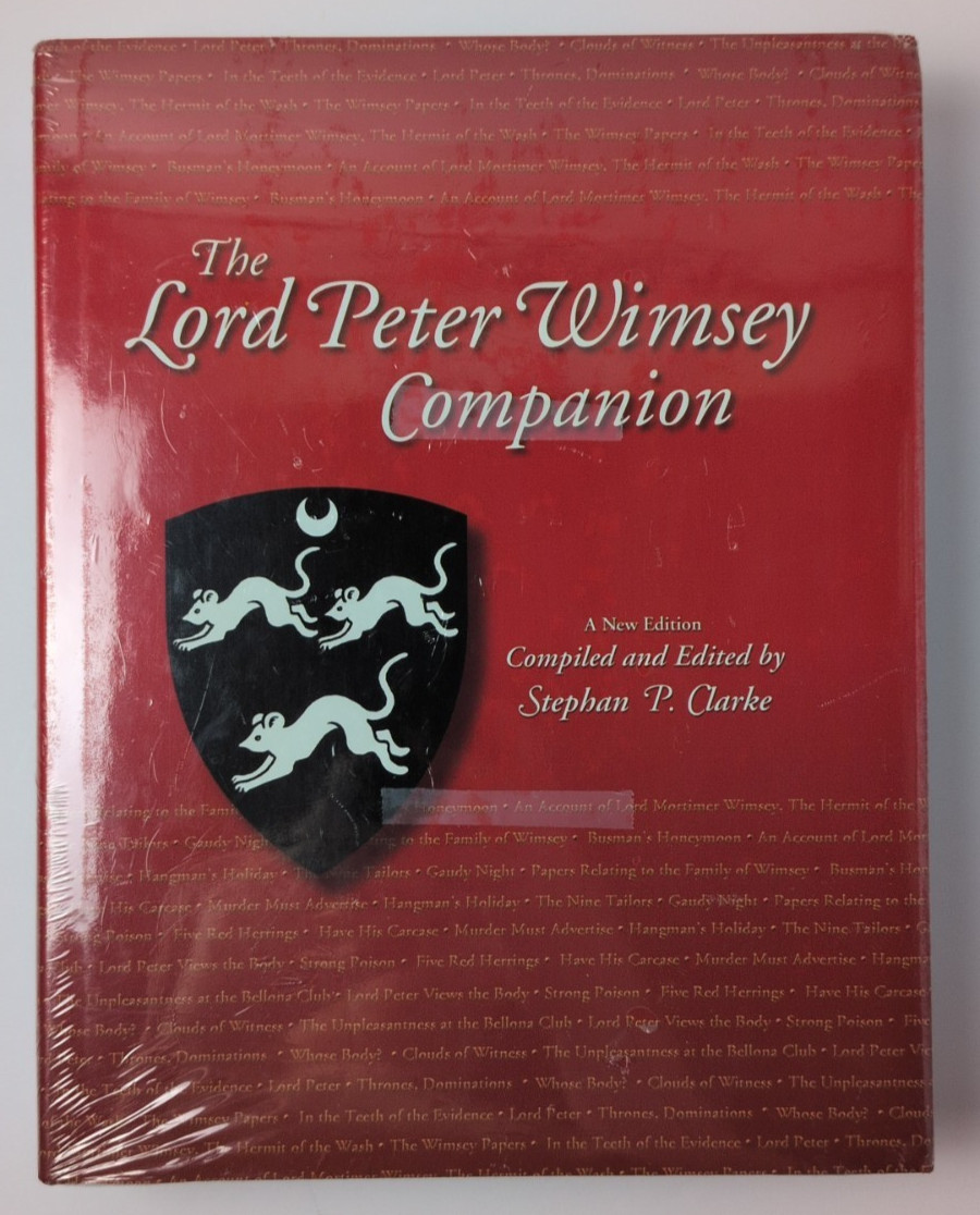 Dorothy L. Sayers Lord Peter Wimsey Companion 2002 New Edition Hardcover Sealed
