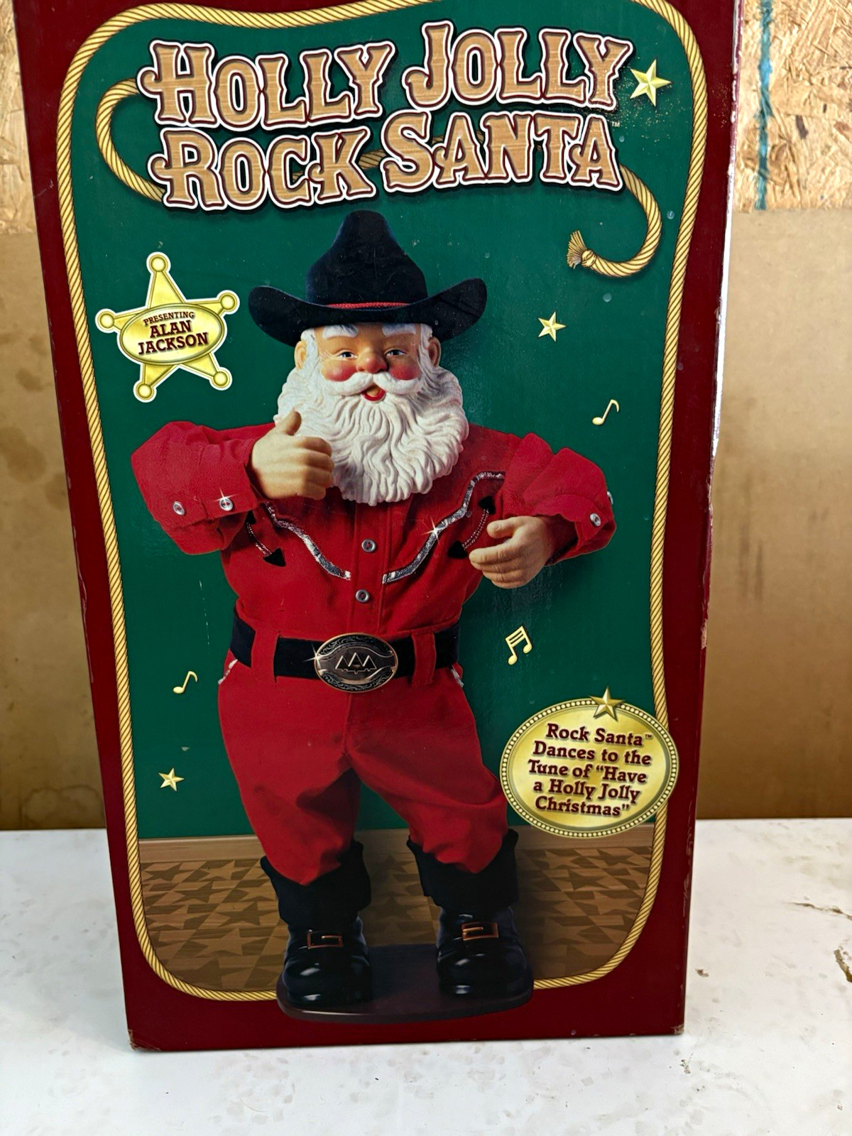 Rock Santa Collectibles Animated Santa Figurine Christmas Decor Freestanding Rock Santa Collectibles Animated Santa Figurine Christmas Decor Freestanding