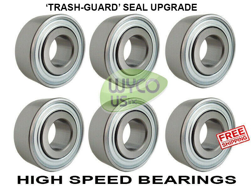 6 SPINDLE BEARINGS FOR JOHN DEERE 318, 317, 300,140, 112,110, SIZE 1.78\
