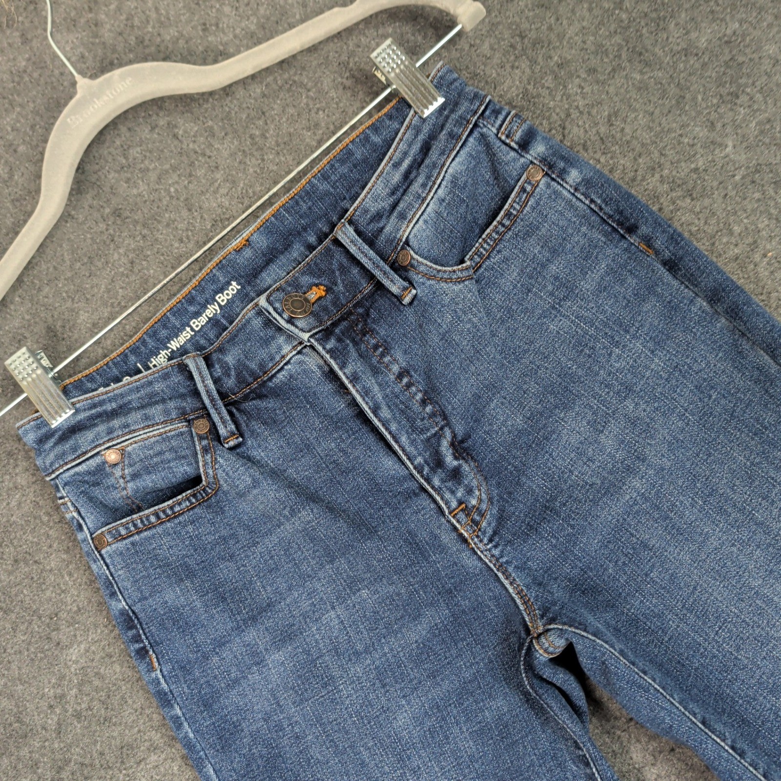 Talbots Flawless High-Waist Barely Boot Jeans Blue Medium Wash 2P Petite