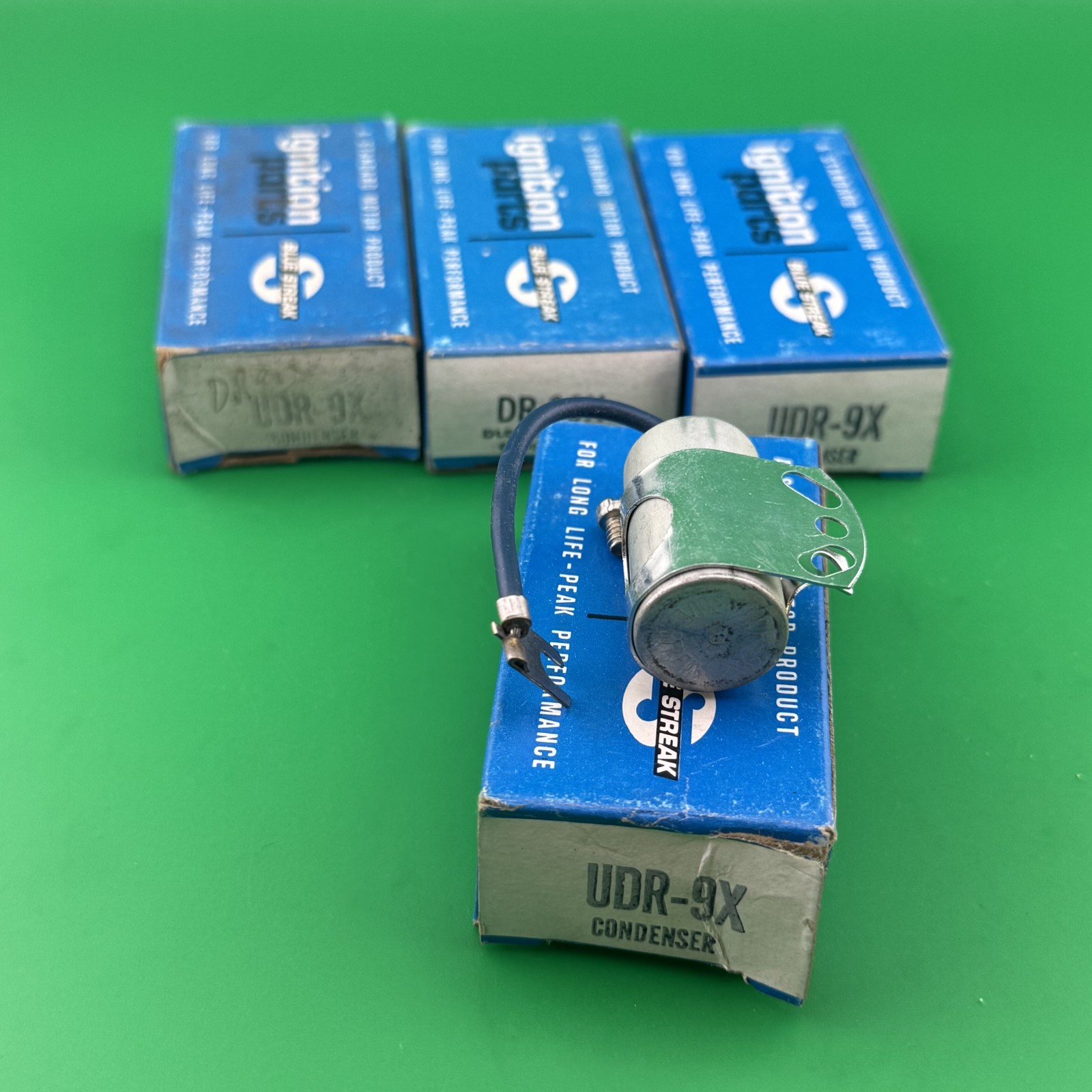 NOS Standard Blue Streak Ignition Condenser UDR-9X DR-90X Lot of 4