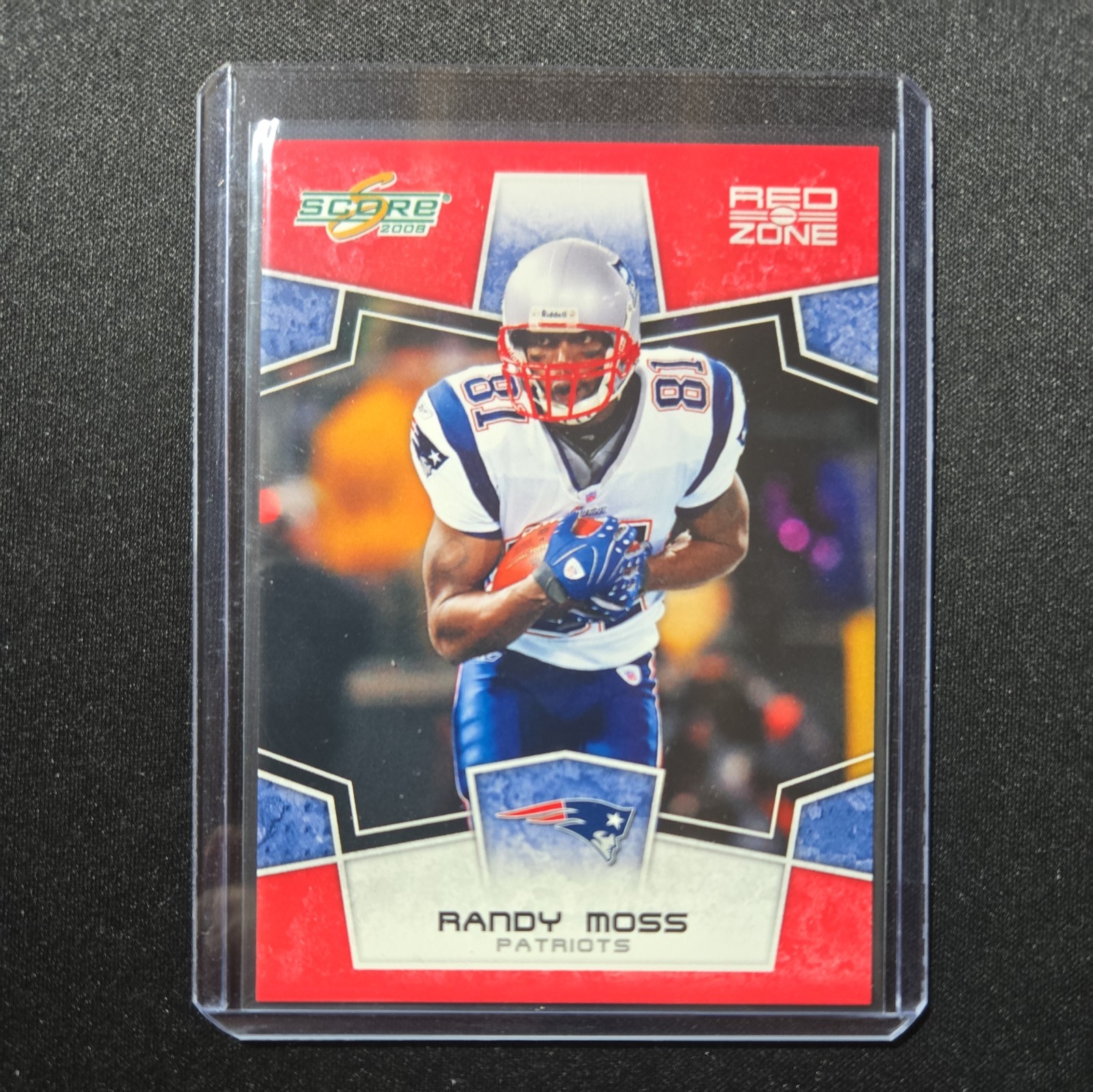 RANDY MOSS 2008 Score Red Zone #183 81/100 Patriots HOF RANDY MOSS 2008 Score Red Zone #183 81/100 Patriots HOF