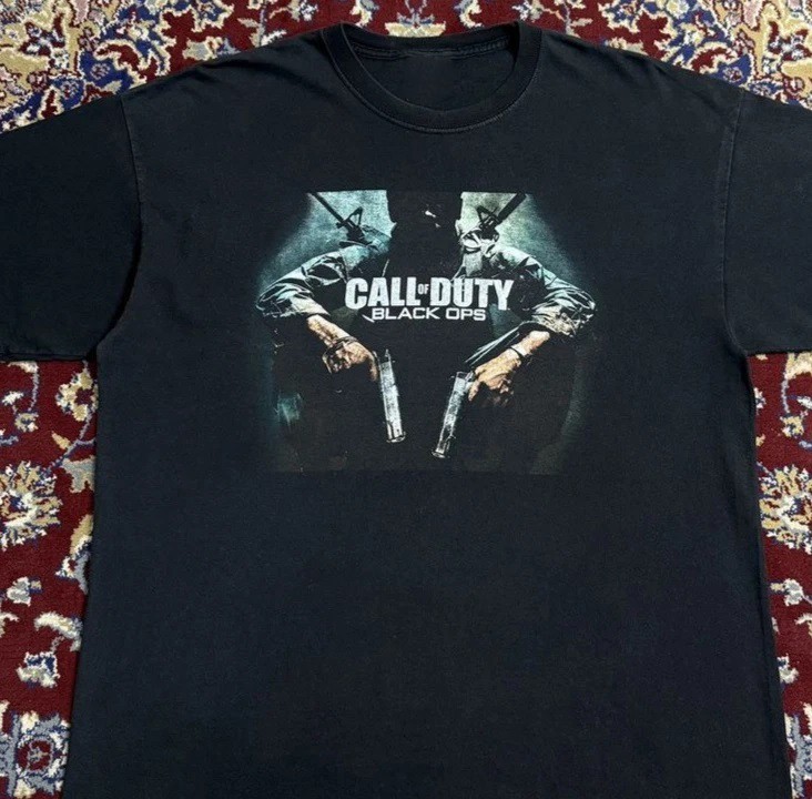 Vintage 2010 Call of Duty Black Ops 1 Tee Video Game Unisex S-5XL Shirt ILS45