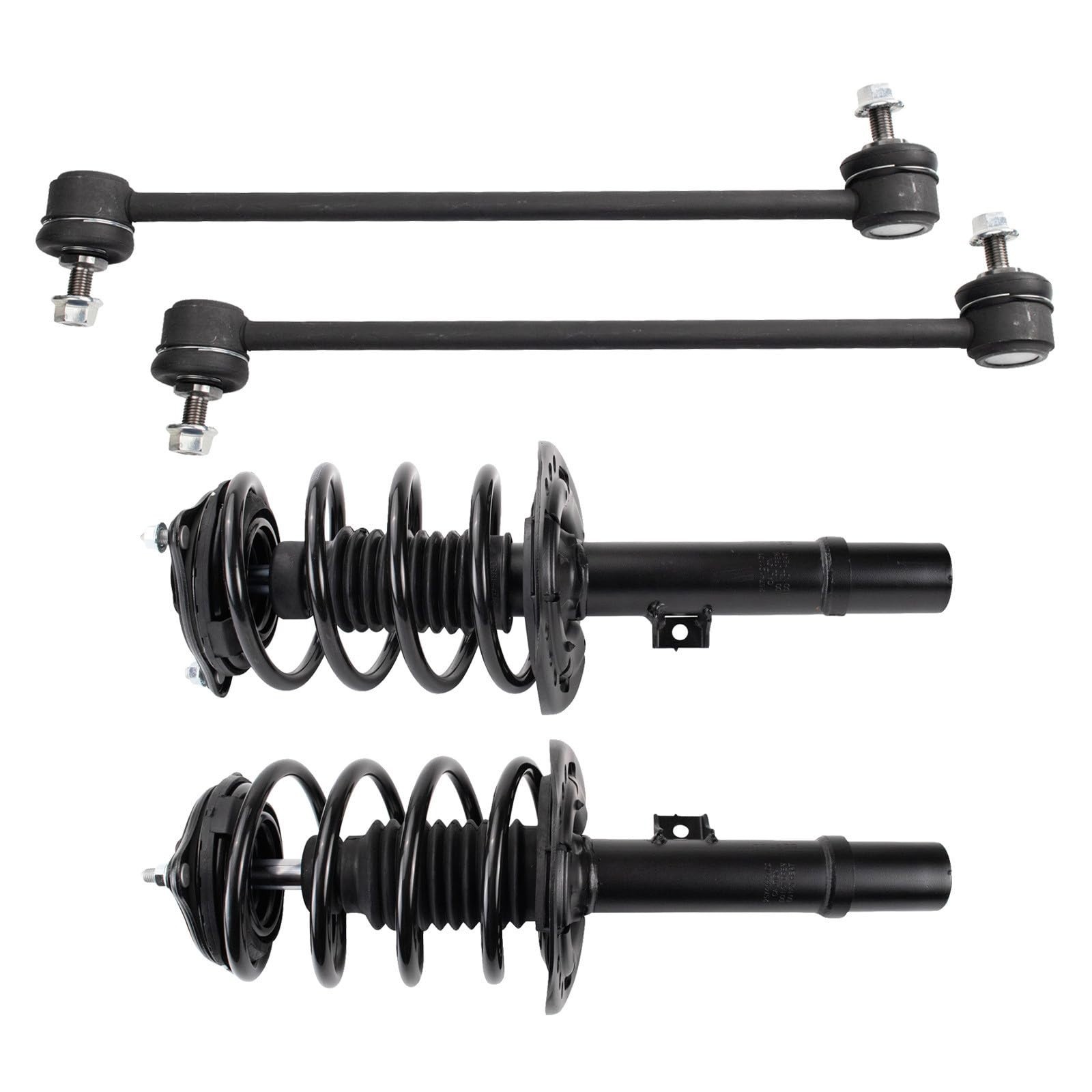 TRQ Front Strut and Sway Bar Link Set TRQ Front Strut and Sway Bar Link Set