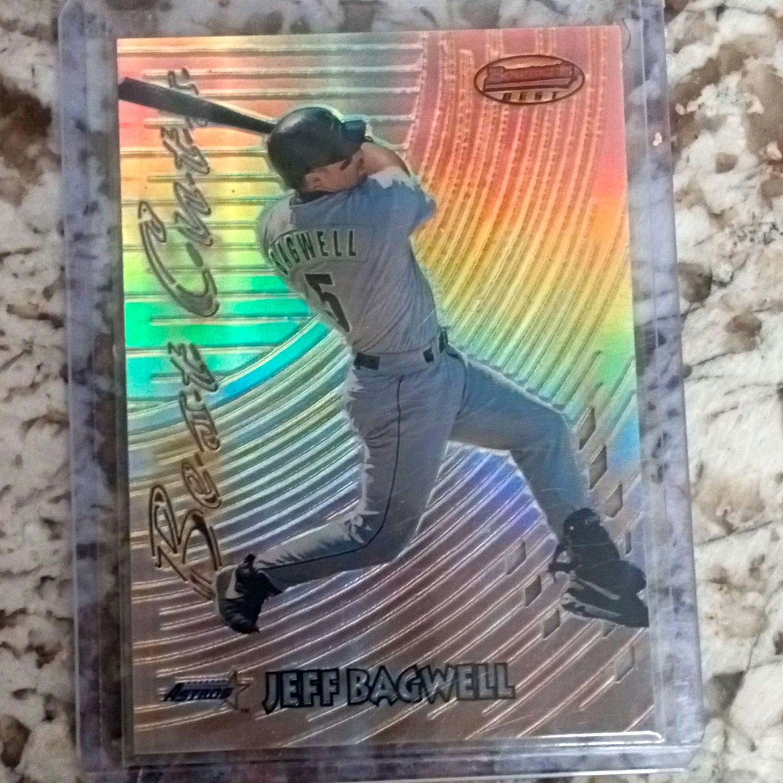 Topps 1997 Bowman's Best Best Cuts Refractor Jeff Bagwell Astros BC7 Topps 1997 Bowman's Best Best Cuts Refractor Jeff Bagwell Astros BC7
