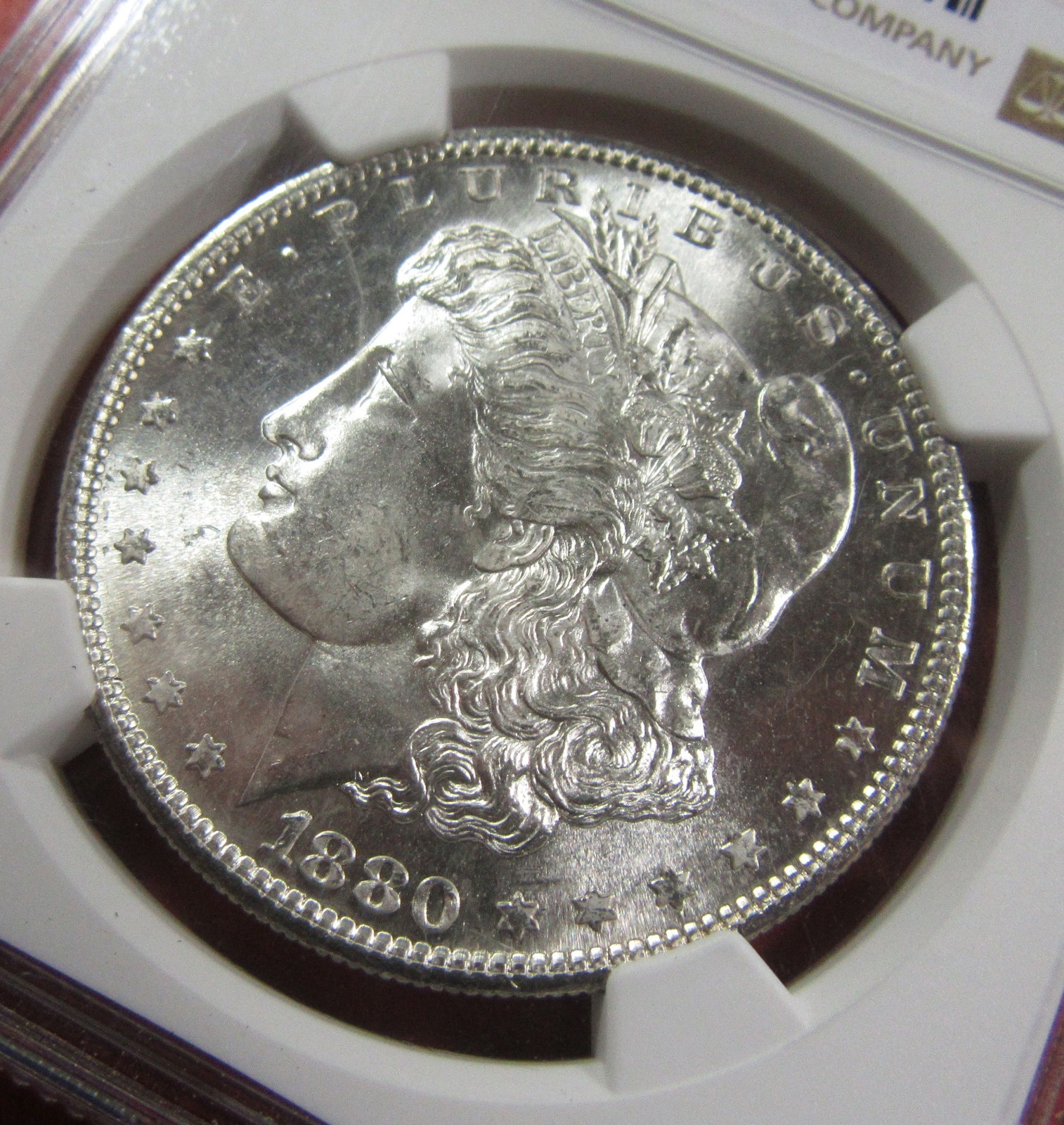 1880-S $1 NGC MS64. Pretty & lustrous Morgan dollar. (1026046) 1880-S $1 NGC MS64. Pretty & lustrous Morgan dollar. (1026046)