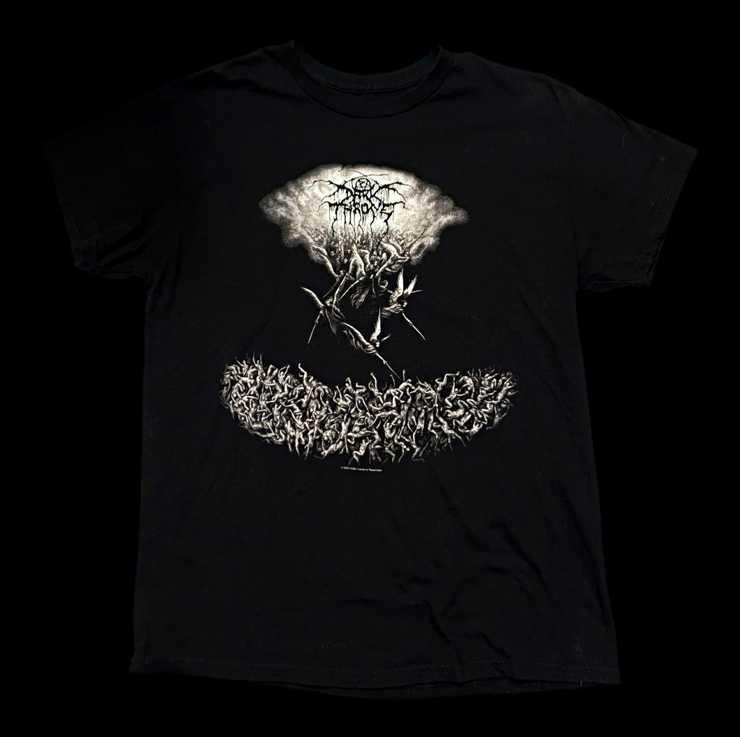 Darkthrone Sardonic Wrath T-Shirt Short Sleeve Black Cotton Size L