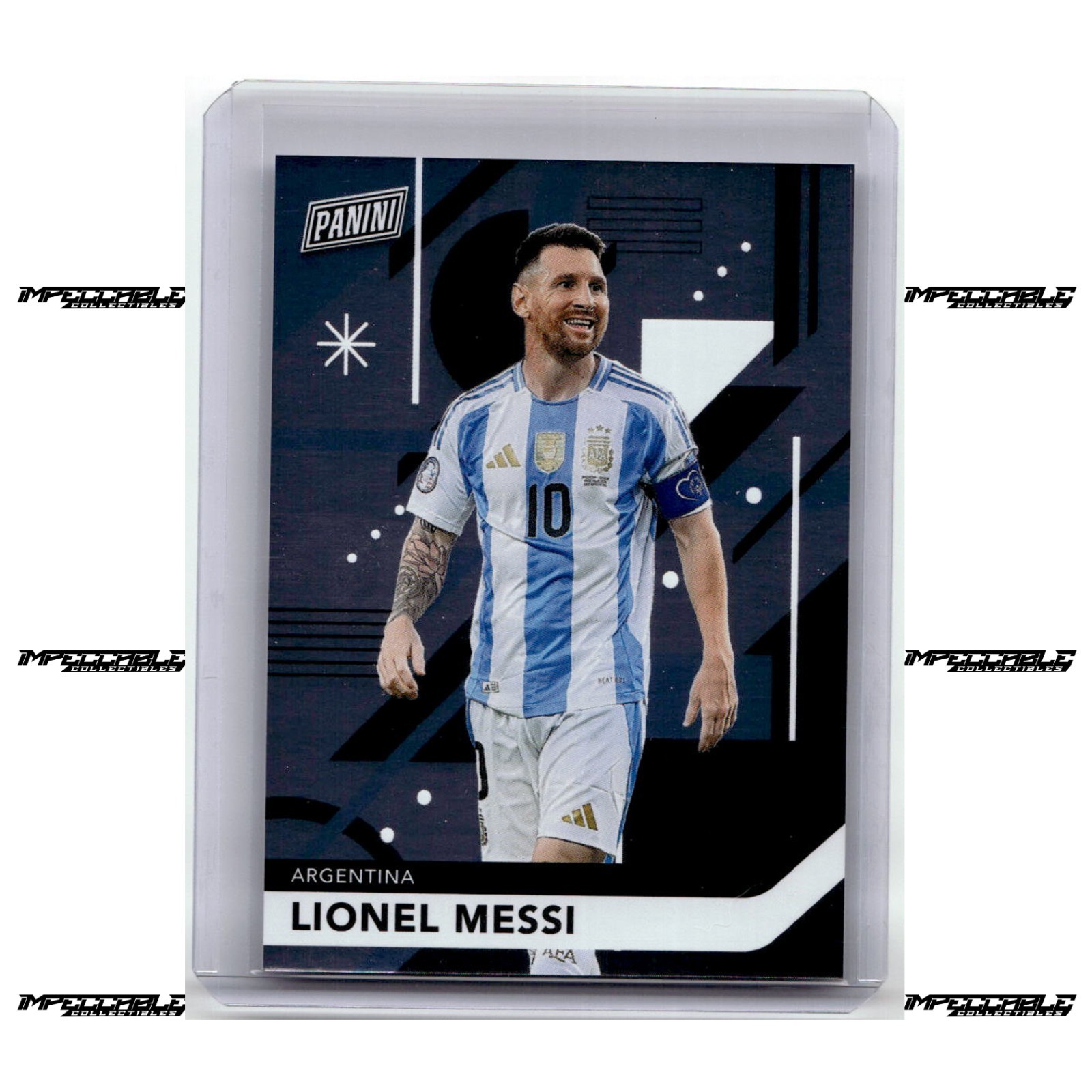2026 Panini The National Promo - Silver Foil #NAT6 Lionel Messi SP 2026 Panini The National Promo - Silver Foil #NAT6 Lionel Messi SP