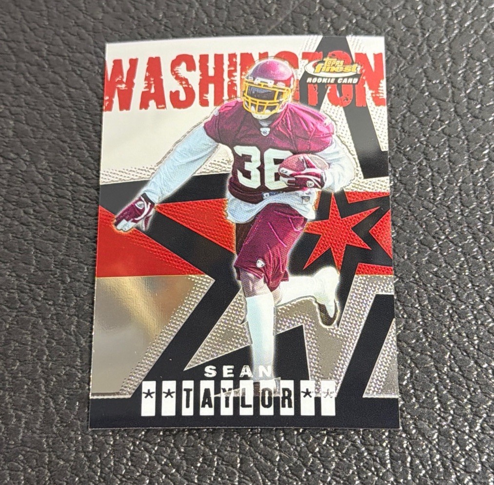 2004 Topps Finest Sean Taylor RC #65 Washington Redskins True Rookie 2004 Topps Finest Sean Taylor RC #65 Washington Redskins True Rookie